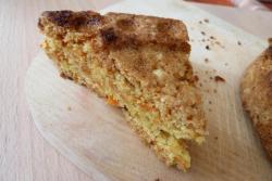 Морковный пирог постный