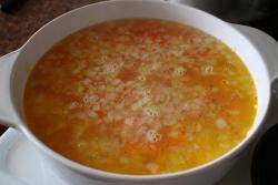 Морковный суп с имбирем и сливками - шаг 3 Морковный суп с имбирем и сливками - шаг 3