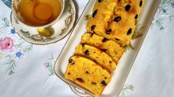 Морковно-апельсиновый кекс с клюквой