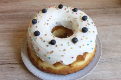 Морковный кекс с творожным сыром