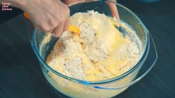 название картинки Морковный пирог с ванильным вкус овсяными хлопьями и курагой