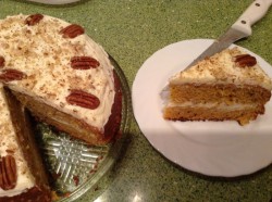 Морковный торт с маскарпоне и орехами - шаг 3