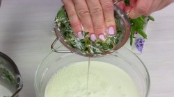 Мороженое с мятой и шоколадом