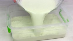 Мороженое с мятой и шоколадом