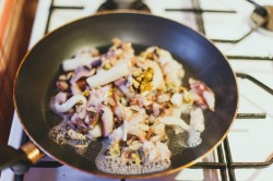 название картинки Морской коктейль с рисом