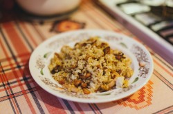 название картинки Морской коктейль с рисом