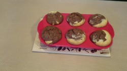 название картинки Мраморные кексы с шоколадом