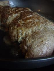 название картинки Фаршированный мясной рулет с шампиньонами