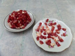 Мясной рулет в слоеном тесте - шаг 3