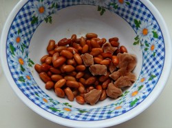 Мясной салат с говядиной