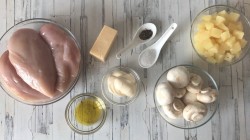 название картинки Закусочный торт с куриной грудкой и грибами