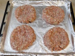 название картинки Гнезда с фаршем и грибами в духовке
