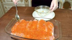 Мясные рулеты с сырно-грибной начинкой