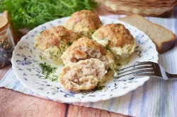 название картинки Мясные шарики в духовке из фарша