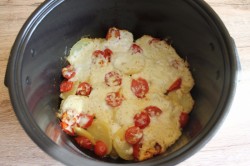 название картинки Мясо по-французски в мультиварке с картофелем