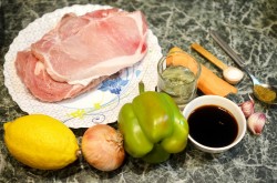 Мясо по тайски с овощами