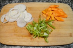 Мясо по тайски с овощами