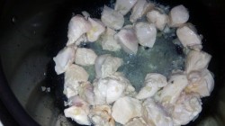 Мясо с баклажанами в мультиварке