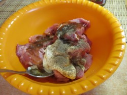 Мясо запеченное с картофелем в рукаве