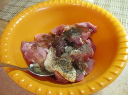 Мясо запеченное с картофелем в рукаве