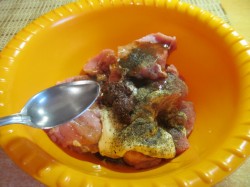 Мясо запеченное с картофелем в рукаве