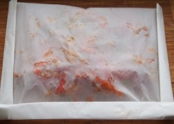 название картинки Мясо с овощами в пергаменте