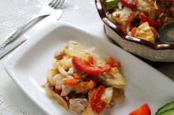 Мясо свинина под шубой в духовке - шаг 7 Мясо свинина под шубой в духовке - шаг 7