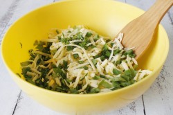 Наан индийская лепешка с чесноком