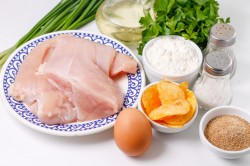 Наггетсы на сковороде