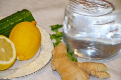 Напиток для похудения имбирь огурец лимон мята