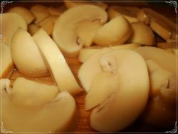 Мясо по французски с шампиньонами