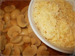 Мясо по французски с шампиньонами