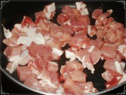 Мясо по французски с шампиньонами