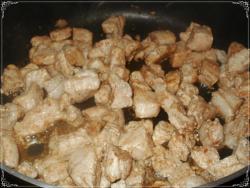 Мясо по французски с шампиньонами