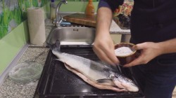 название картинки Нежнейшая семга горячее копчение в домашних условиях