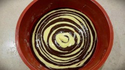 Нежный пирог Зебра на сметане