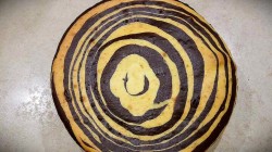 Нежный пирог Зебра на сметане