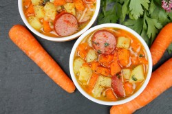 название картинки Немецкий суп айнтопф Морковный