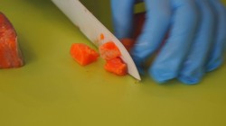 название картинки Необычный овощной салат с лососем