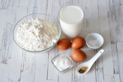 Несладкий блинный торт - шаг 1 Несладкий блинный торт - шаг 1