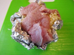 Новогодний мясной шар