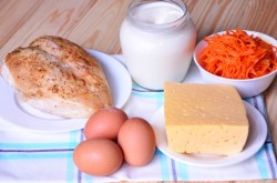 Новогодний салат Часы