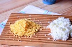 Новогодний салат Часы