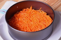 Новогодний салат Часы