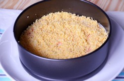 Новогодний салат Часы