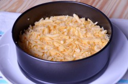 Новогодний салат Часы