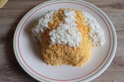 Новогодний салат Собачка к Новому году 2018