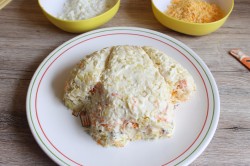 Новогодний салат Собачка к Новому году 2018