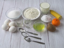 Новогодний торт Елка бисквитный - шаг 1 Новогодний торт Елка бисквитный - шаг 1