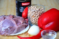 Нут с мясом - шаг 1 Нут с мясом - шаг 1